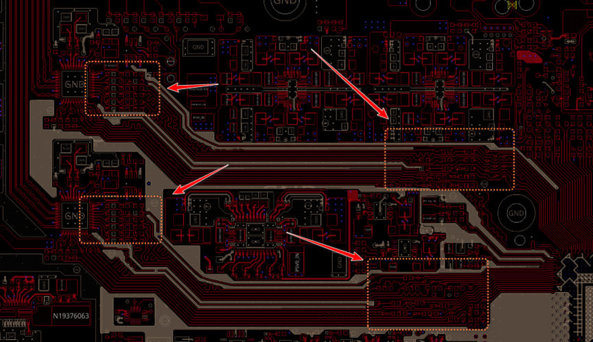 GMAC Placement of TX series resistors