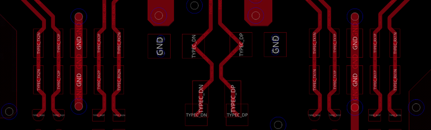 ESD device with ground via