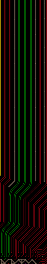 HDMI2.1 BGA Area Fanout layout 2