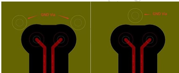 Gnd Via for Differential Via