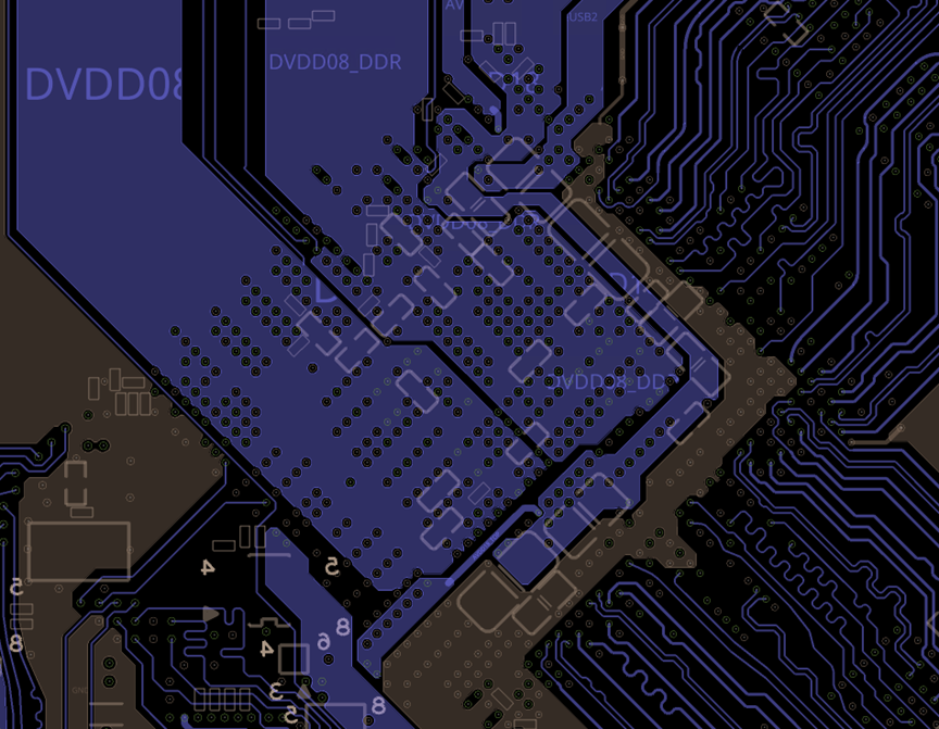 A210-1DIE-FCBGA fanout diagram 3