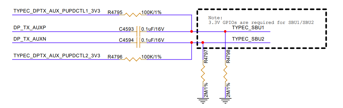AUX circuit guide schematic
