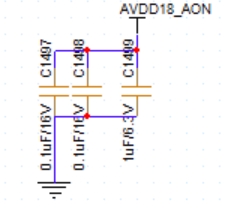 AVDD18_AON decoupling capacitor diagram