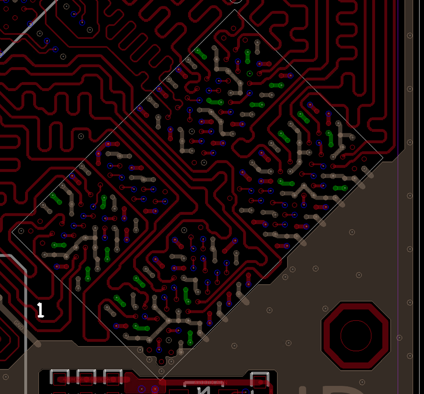 LPDDR4/4X 颗粒 VDDQLP 电源过孔建议数量