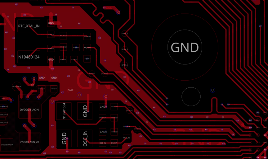 A210-1DIE-FCBGA 晶体布局和走线