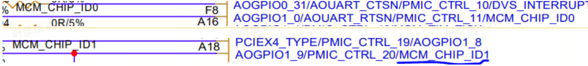 MCM_CHIP_ID复用管脚